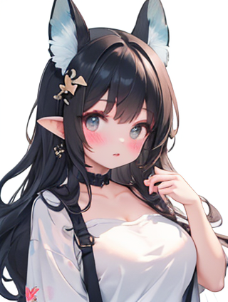 蓝色与色彩的和谐共舞——以女性为主题