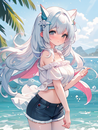 黑色短袖在夏日的穿搭艺术