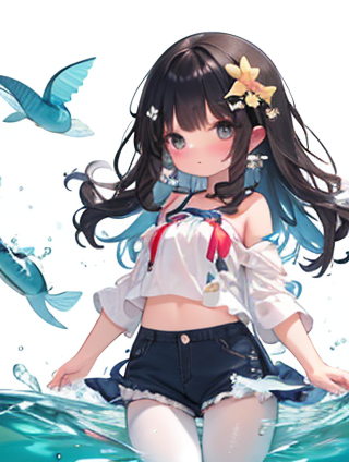 他想买一双白色的袜子