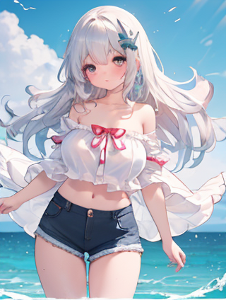 【小男孩袜子的简单色彩绘制：一幅充满童趣的创意作品】